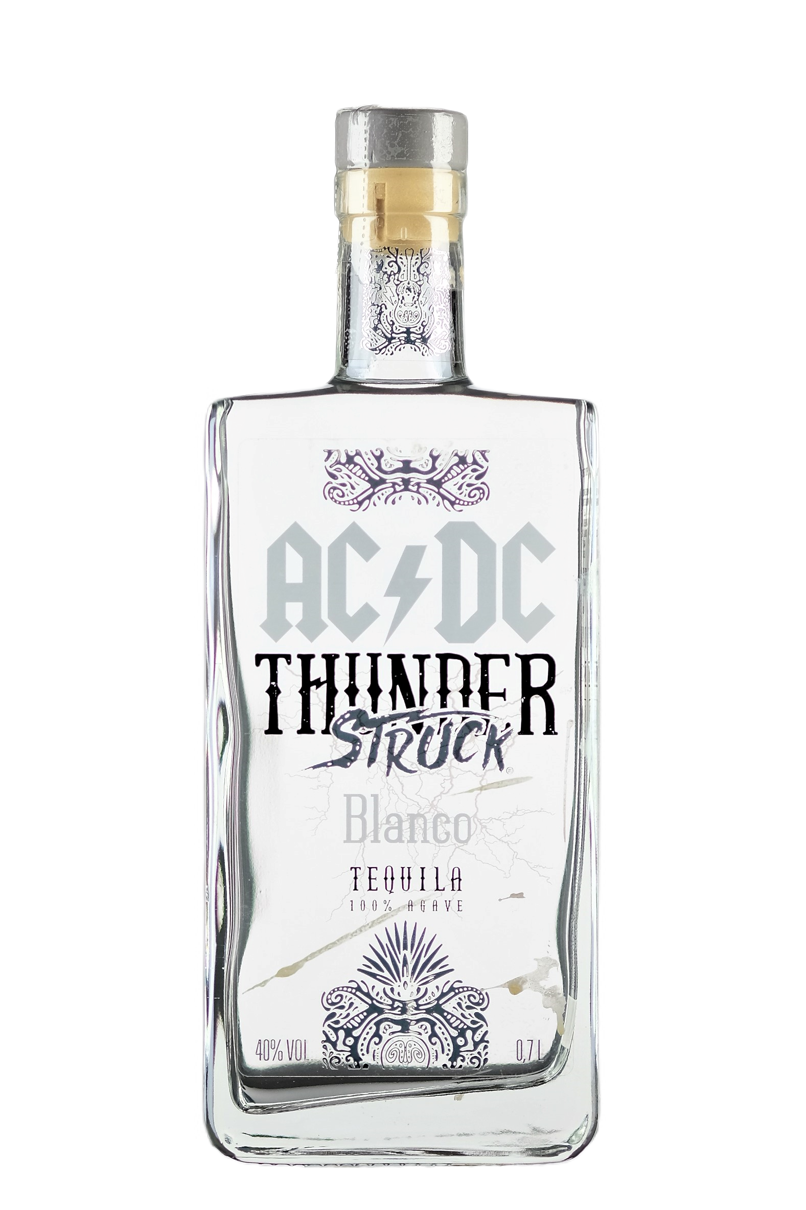 matron Veluddannet Marco Polo AC/DC Thunderstruck Blanco Tequila 700ml – Purvis Cellars