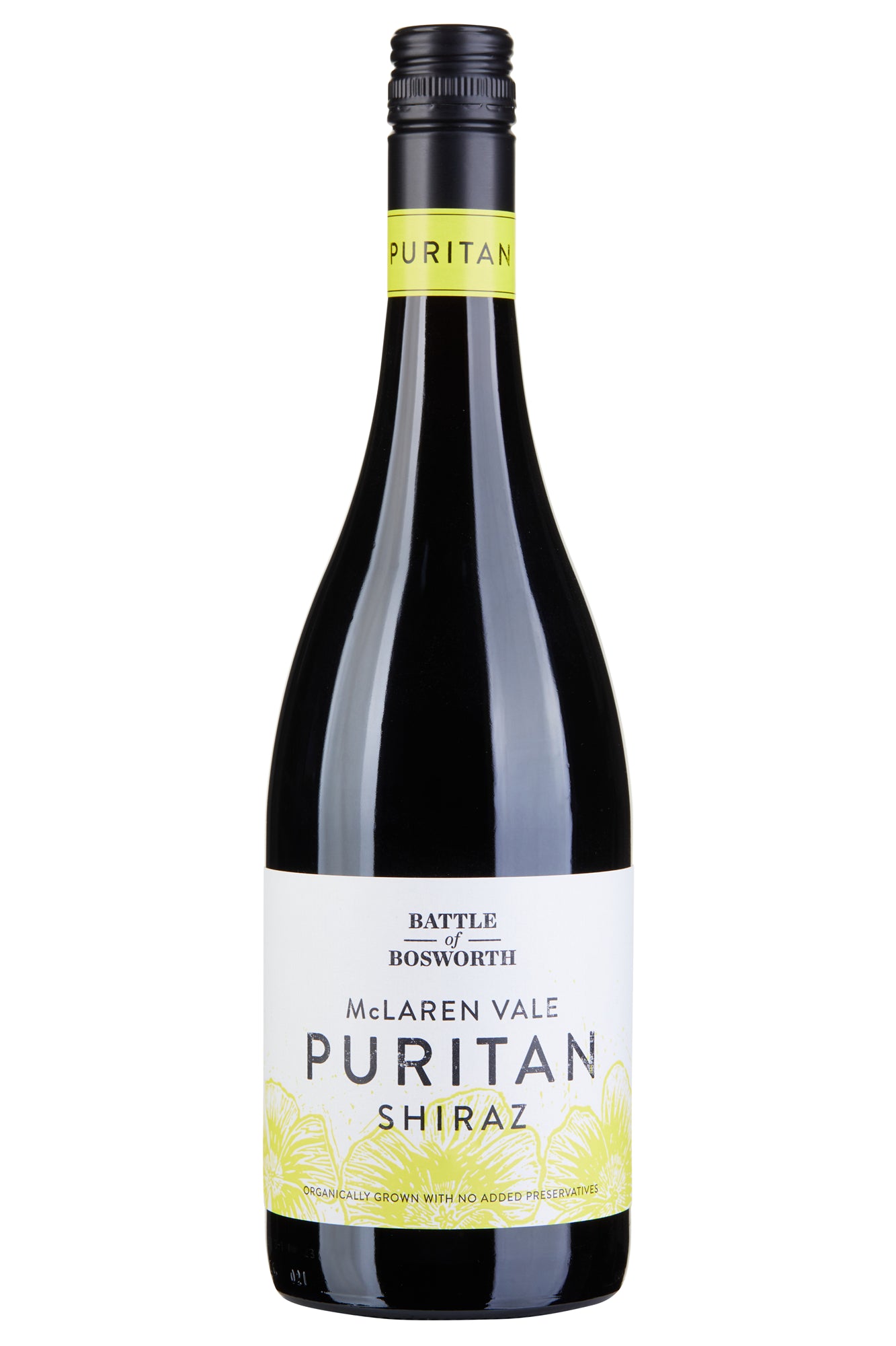 Battle of Bosworth Puritan Organic Shiraz (no added preservative)