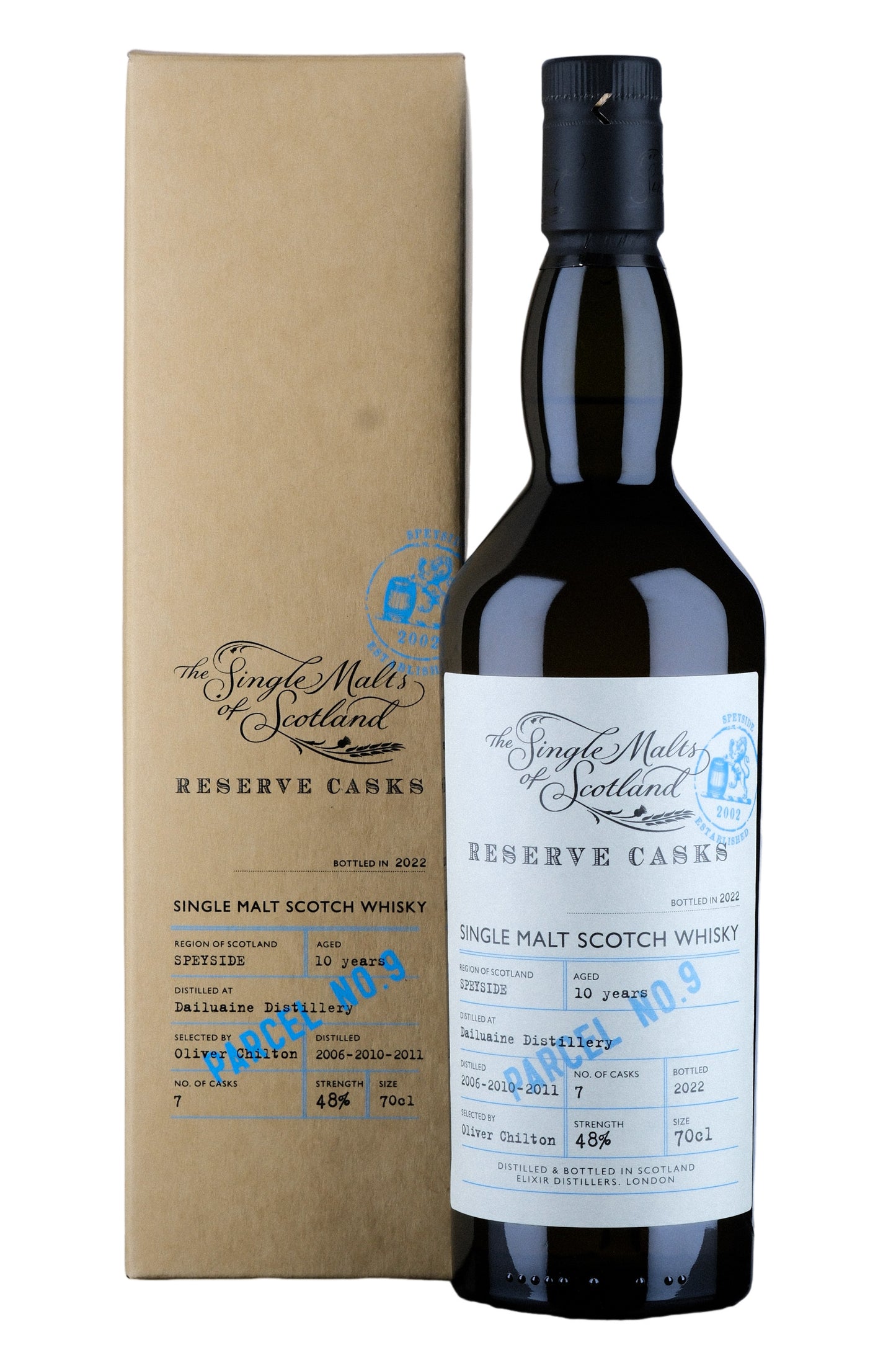 Single Malts of Scotland, Reserve Cask Dailuaine 10Yr Old 48% 700ml