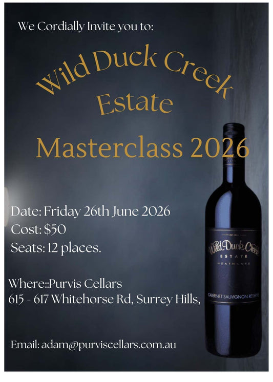 Event Booking - A Wild Duck Creek Masterclass 2026