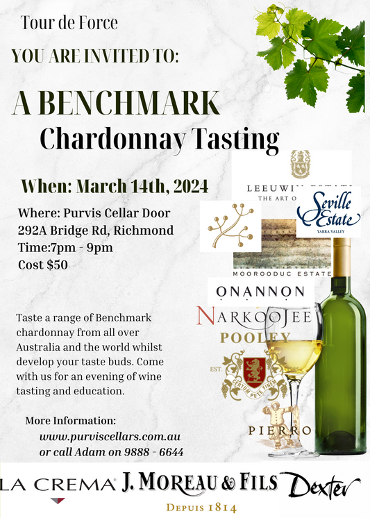 Event Booking - A Benchmark Chardonnay Tasting