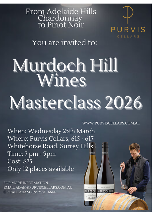 Event Booking - A MURDOCH HILL Masterclass 2026