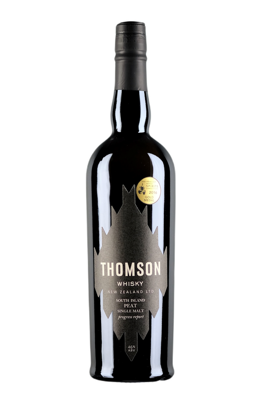 Thomson South Island Peated 'Progress Report' NZ Single Malt Whisky 700ml