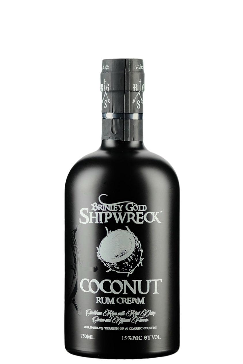 Brinley Gold Shipwreck Coconut Rum Cream 750mL Purvis Cellars
