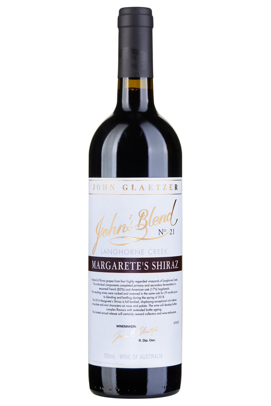 Johns Blend Margaretes Shiraz